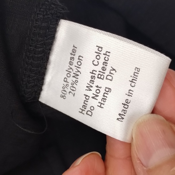 Mod Ref Button Down Top black short sleeve with cuff detail collared - Picture 8 of 10